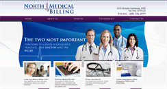 Desktop Screenshot of northmedicalbilling.com